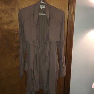 Very light material jacket.